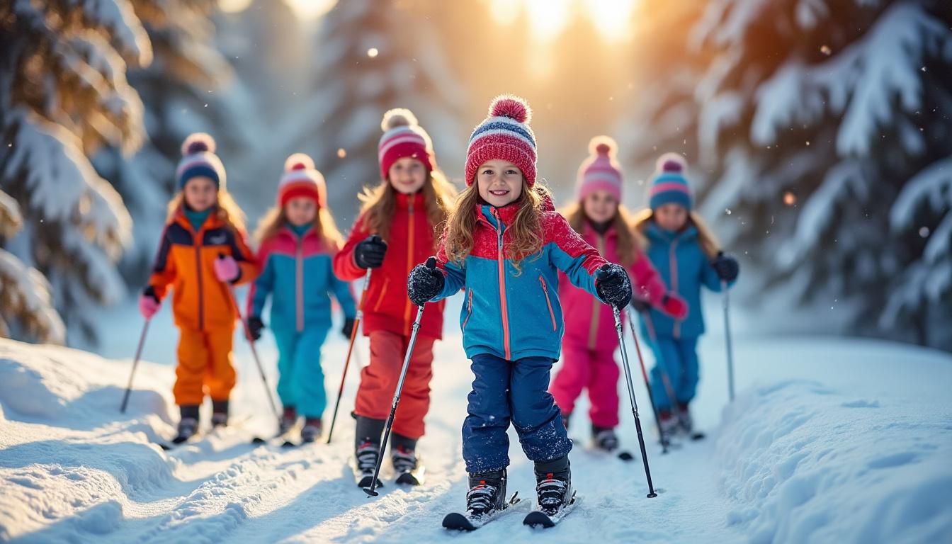 découvrez nos cours de ski de fond pour enfants, adaptés à tous les niveaux, pour apprendre en s'amusant dans un environnement sécurisant.
