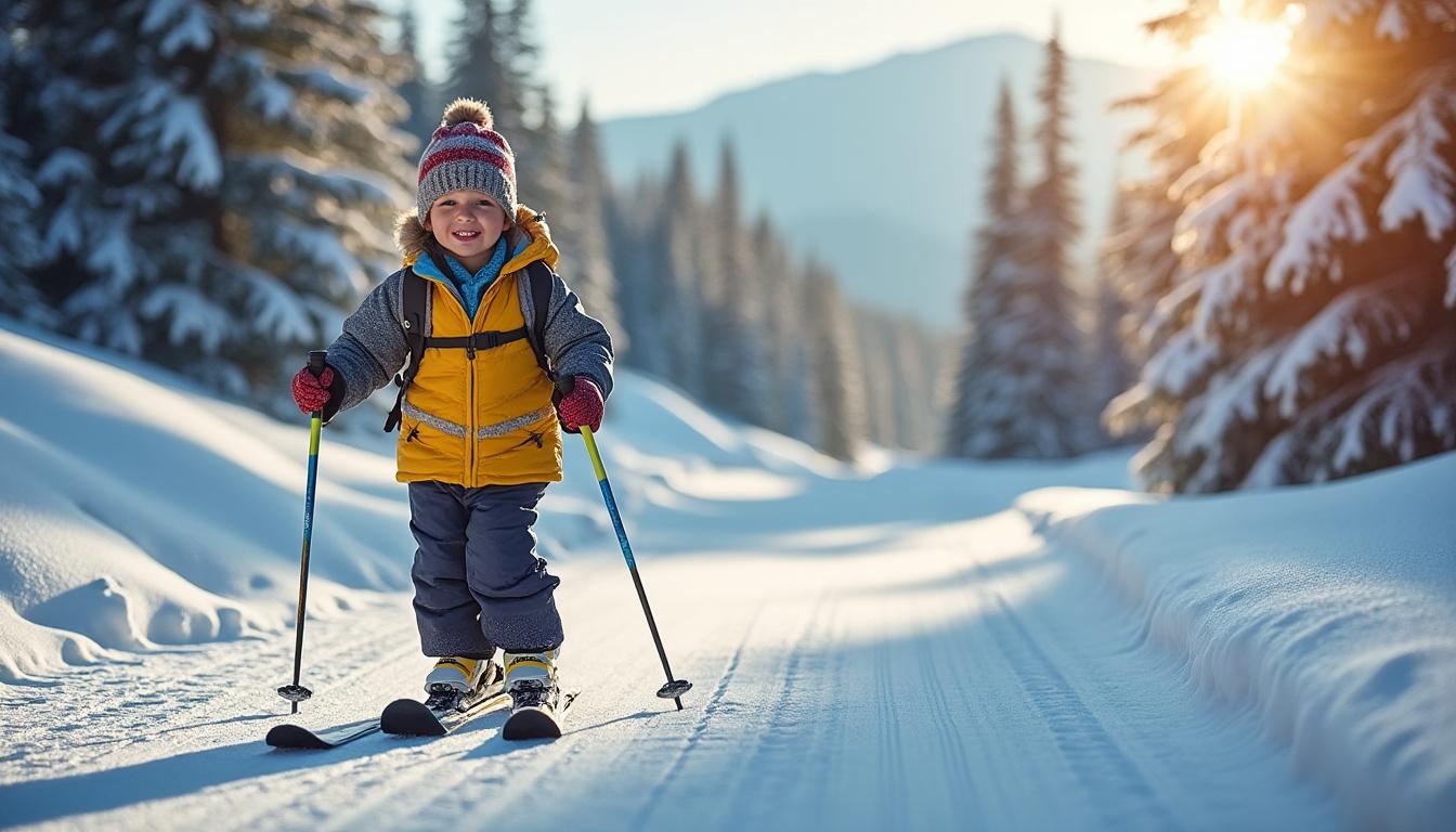 découvrez nos cours de ski de fond pour enfants, adaptés à tous les niveaux pour apprendre en s'amusant et en toute sécurité.