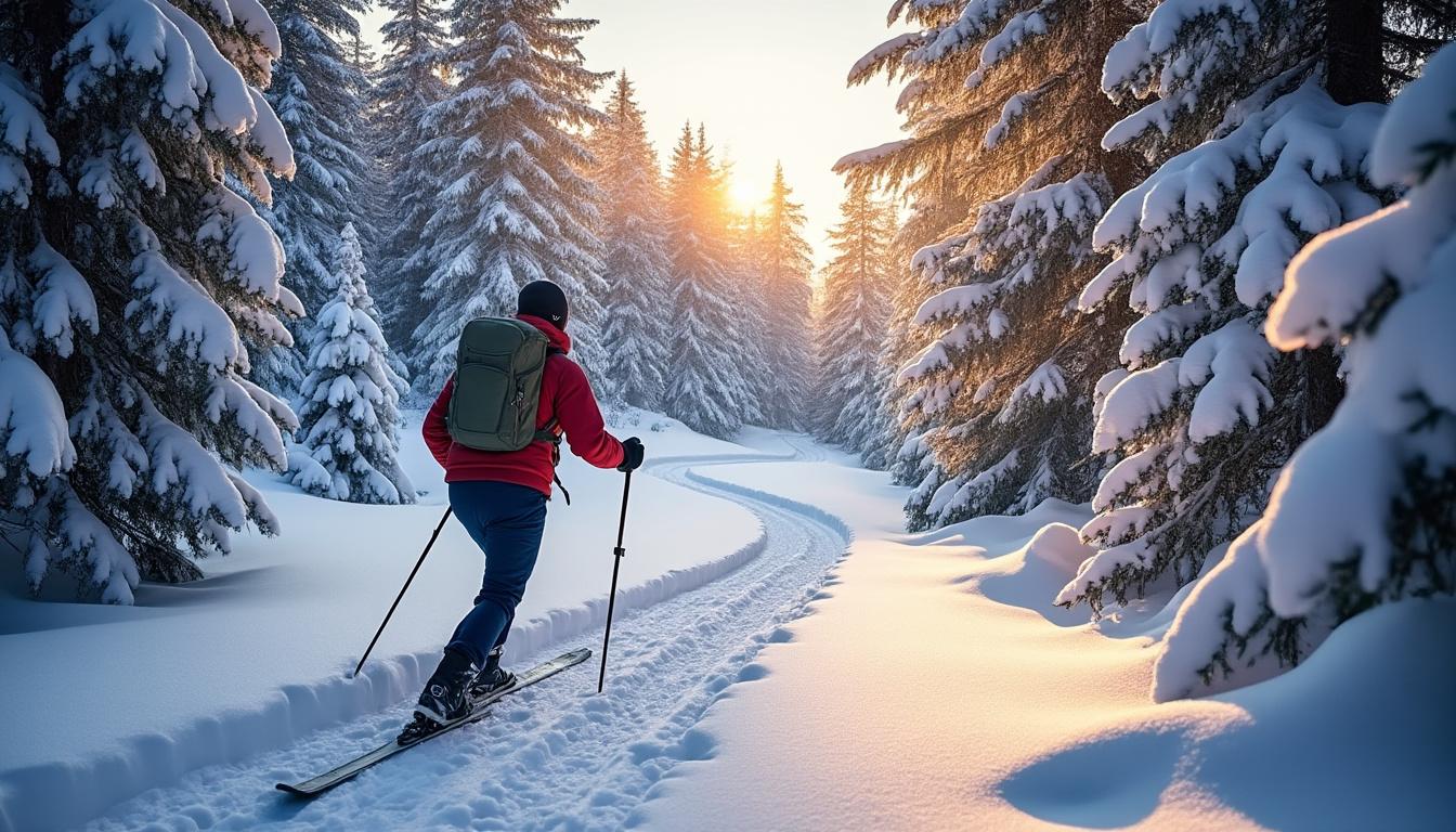 découvrez le ski nordique à mijoux, un site idéal pour les amateurs de sports d'hiver offrant des pistes aménagées au cœur de paysages naturels exceptionnels.