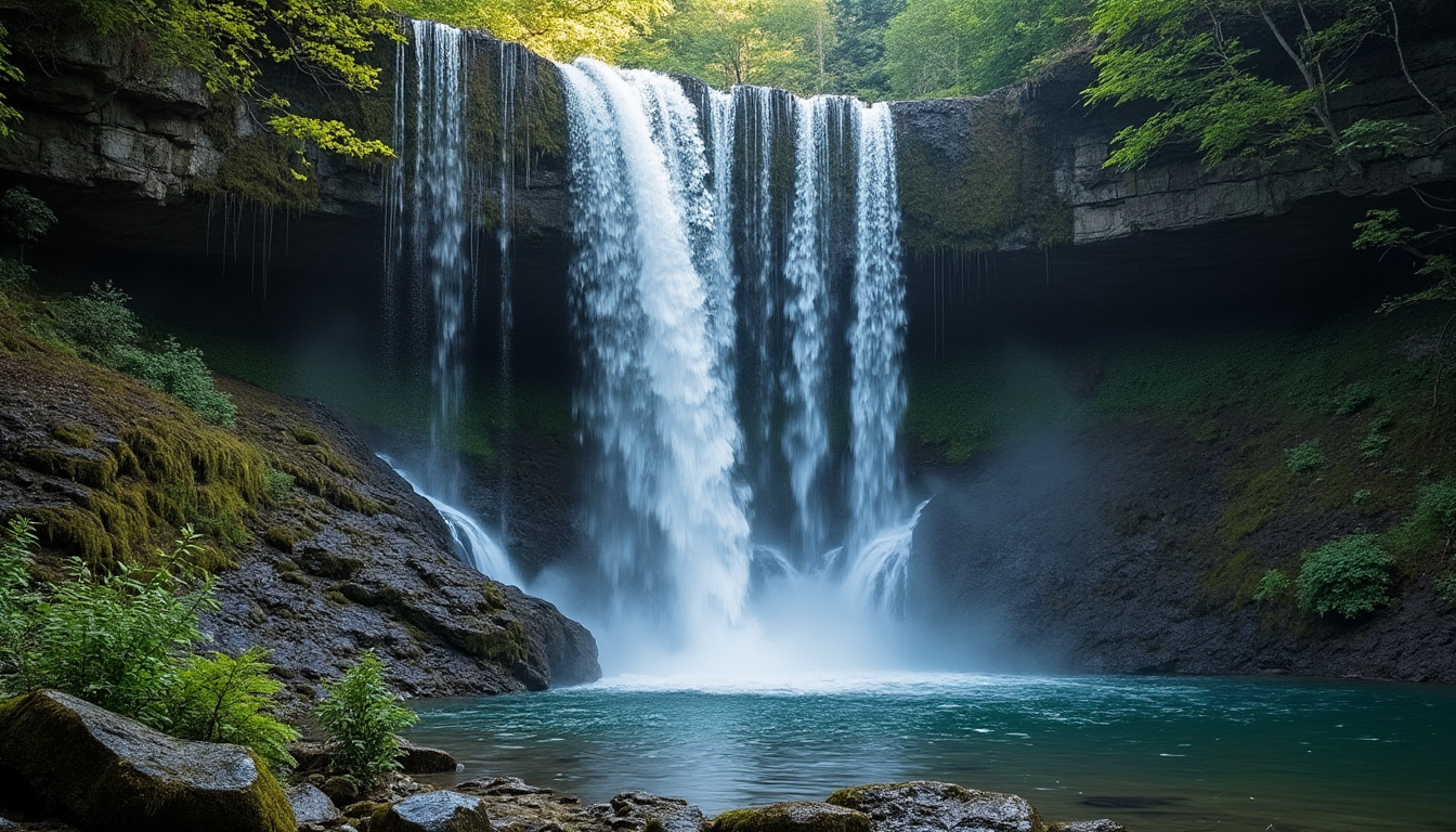 découvrez la magnifique cascade du hérisson dans le jura, un site naturel incontournable avec ses nombreuses chutes d'eau et ses paysages à couper le souffle, idéal pour les randonnées et les amoureux de la nature.