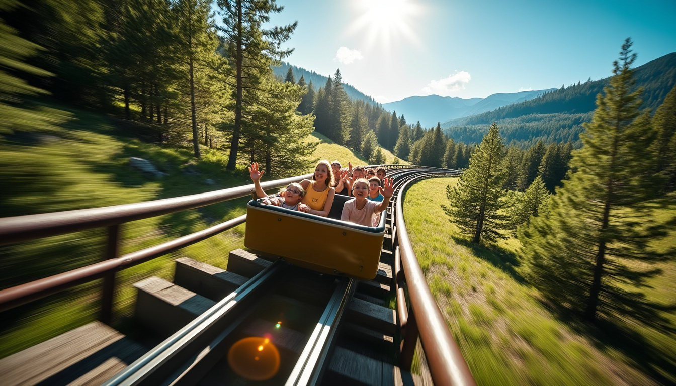 découvrez la luge d'été dans le jura, une activité ludique et familiale pour profiter des paysages naturels tout en glissant sur des pistes sécurisées et accessibles à tous.